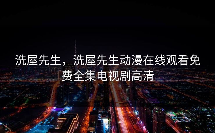 洗屋先生，洗屋先生动漫在线观看免费全集电视剧高清